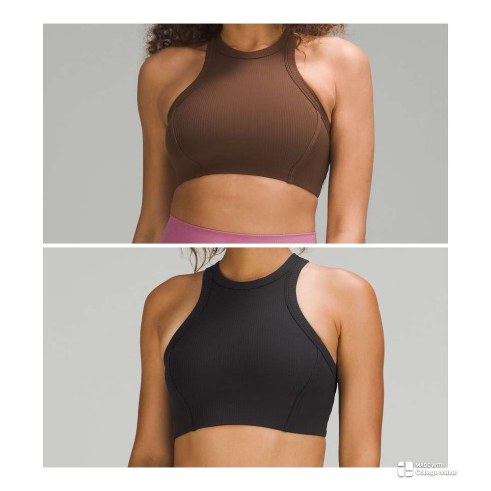 Lululemon ribbed nulu high neck yoga bra bundle